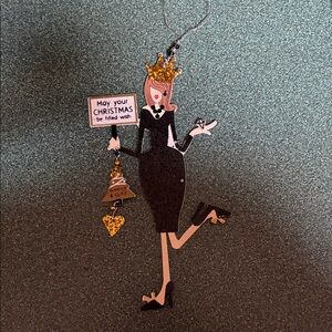 Festive Glamorous Christmas Ornament